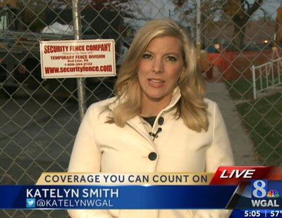 Temporary emergency fencing to secure life and property in Ephrata at sinkhole